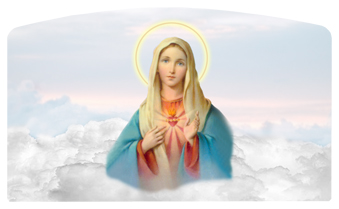 DACRO-108-WT Immaculate Heart Clouds White